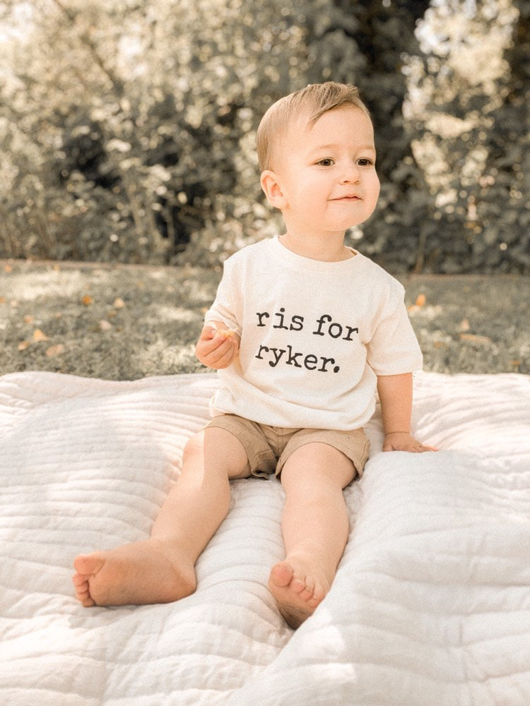 Custom Name Toddler Tee